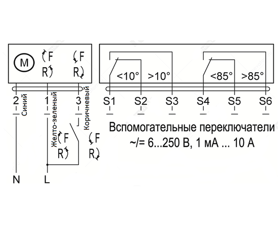 Nevatom KPNZ-90-300*200-F2-SN-MN220-ML-04, Типоразмер (мм): 300х200, Тип: Многолопаточные, Предел огнестойкости вариация: EI90, Расположение привода: Снаружи корпуса, - 5