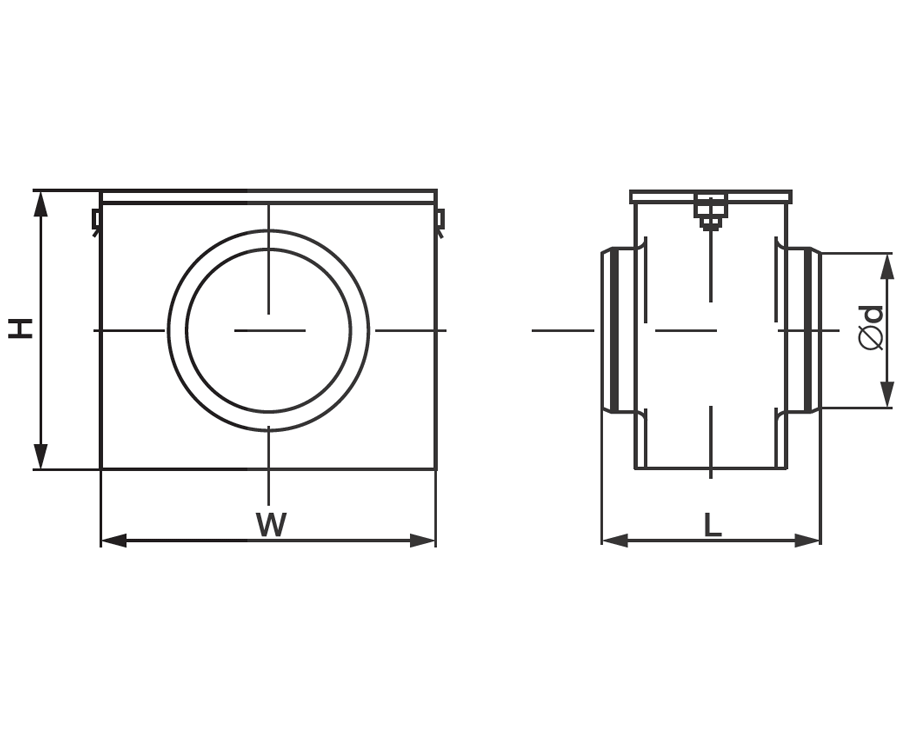 Shuft FBCR 160. Shuft FBCR 200. Фильтр бокс для круглых воздуховодов чертёж. Фильтр бокс с фильтрующей вставкой.